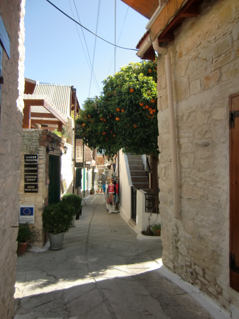 Troodos Gebirge Omodos Gasse
