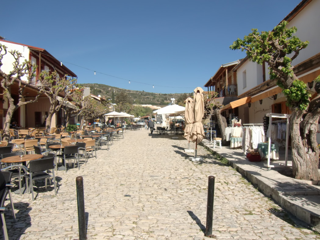 Troodos Gebirge Omodos Markplatz
