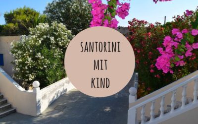 Santorini mit Kind