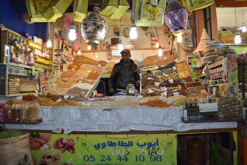 Marrakesch Souks Nüsse