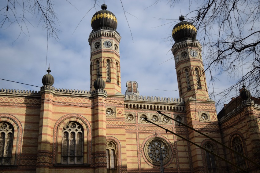 Das jüdische Viertel in Budapest Große Synagoge