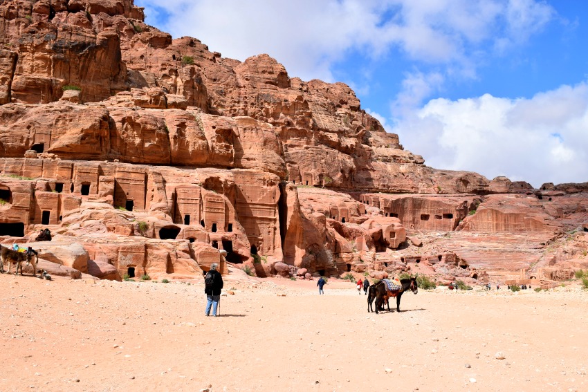 Jordanien Petra Fassadengräber