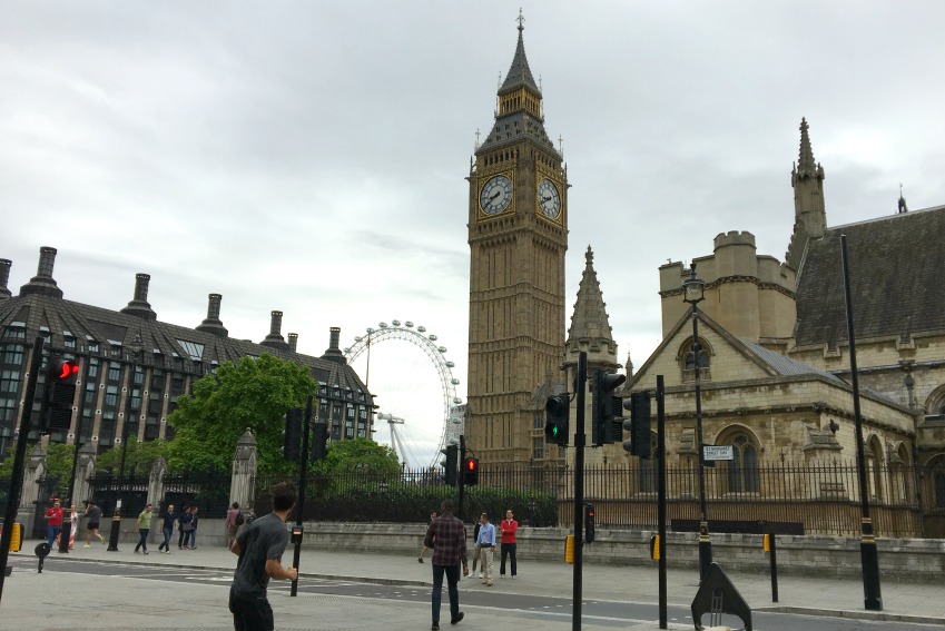 London mit Kind Big Ben