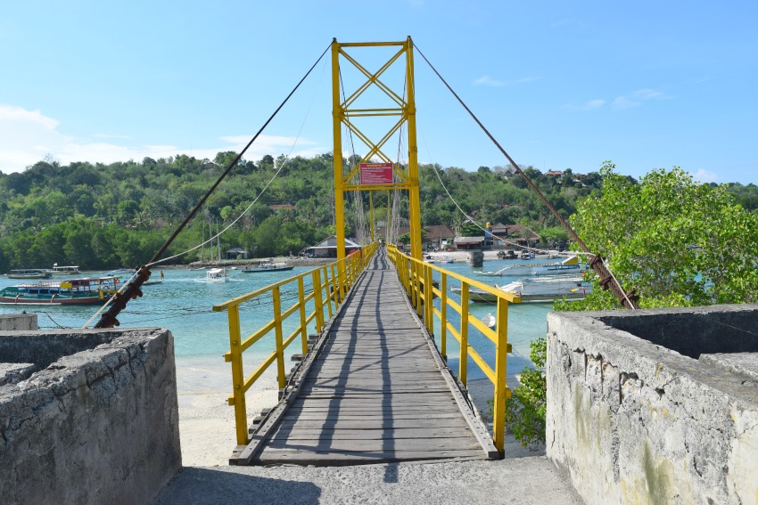 Nusa Lembongan Brücke nach Nusa Ceningan
