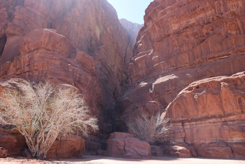 Impressionen von der Wüste Wadi Rum Klettern