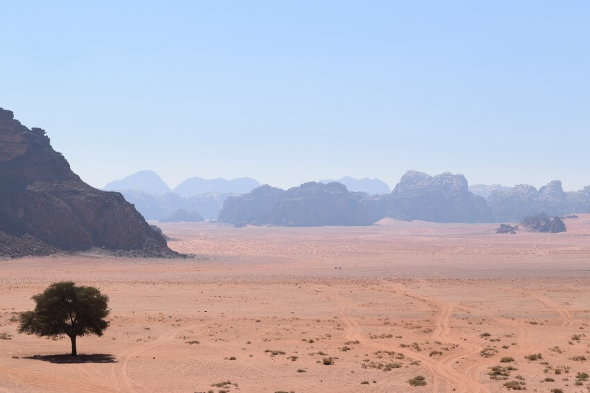 Impressionen von der Wüste Wadi Rum Quellenaufstieg