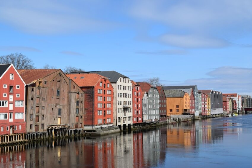 Norwegen - Blick von Old Town Bridge