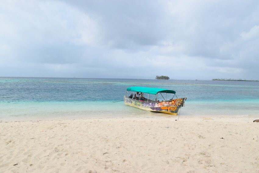 San Blas Inseln Isla Diablo Boot