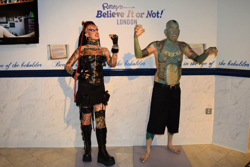 Ripley's Believe It Or Not! in London Figuren