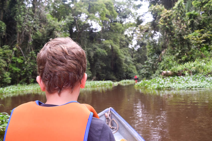 Tortuguero Nationalpark in Costa Rica Kanu