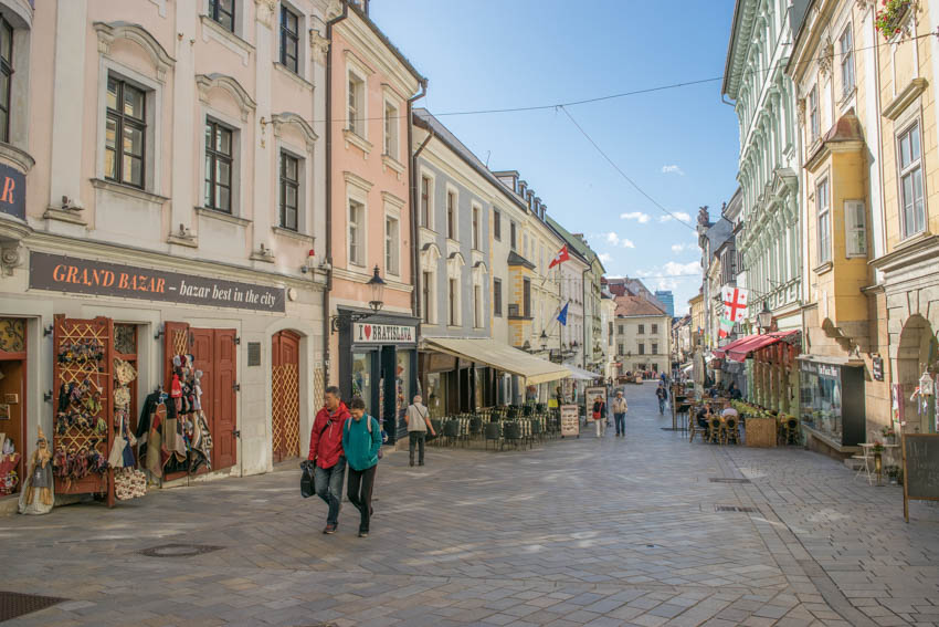 Bratislava Altstadt Straßen