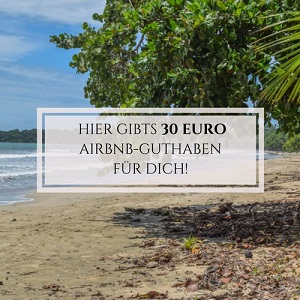 Cahuita Airbnb mit Schrift 300