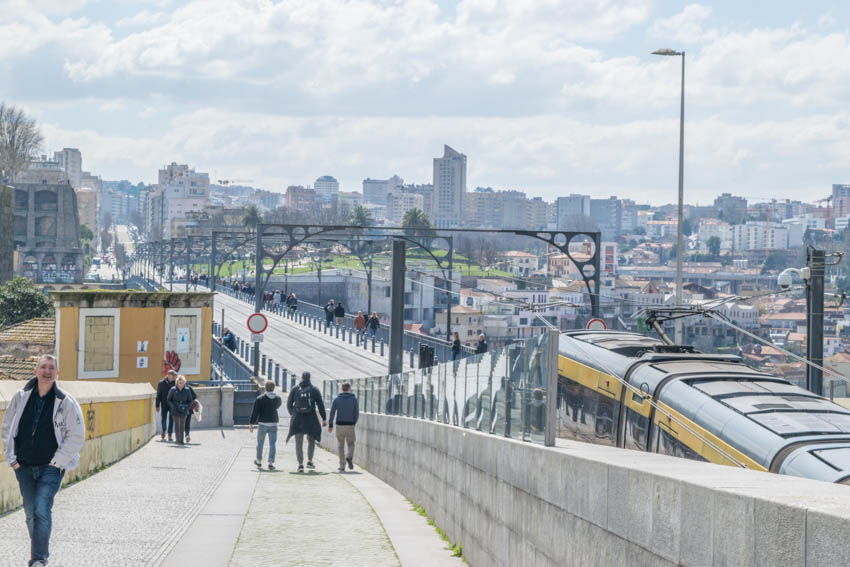 Zugang Brücke Dom Luís I