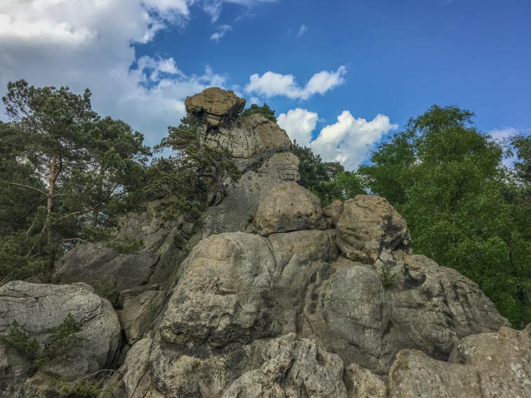 Tecklenburg Doerenther Klippen Hockendes Weib