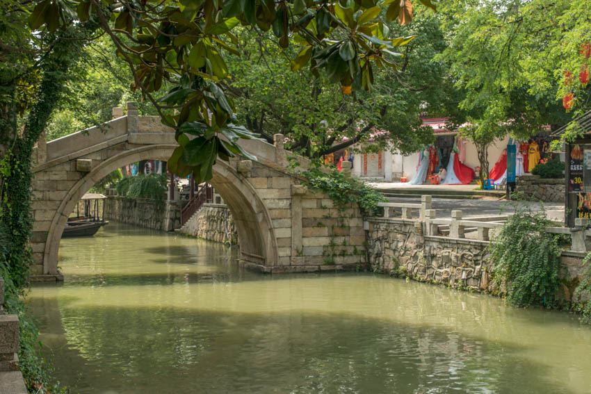 Suzhou Wasserstadt Mudu Brücke