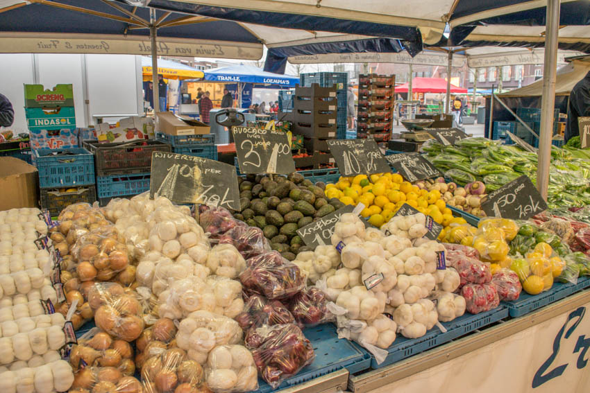 Wochenmarkt in Enschede Gemüse